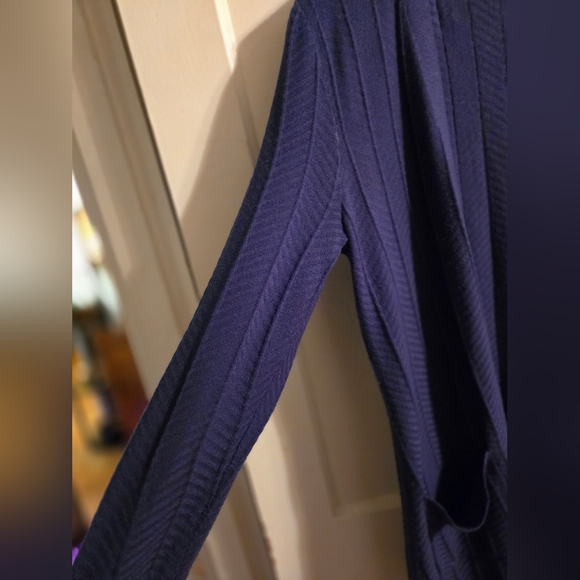 NWOT, Love Ellie, Olla Herringbone Knit Cardigan, Medium, Blue, So Soft!!! - Picture 11 of 15